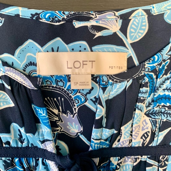 Pineapple Dream Smocked Tie Neck Shell - Picture 3 of 8